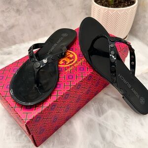 Tory Burch Studded Jelly Sandals (Like New)